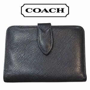 Coach‎ VINTAGE Black Kisslock Bifold Wallet